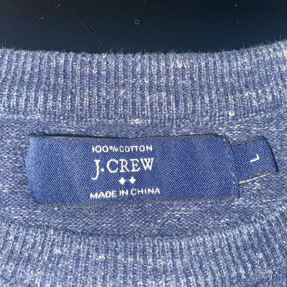 J Crew Cotton Crewneck Sweater - Picture 3 of 3